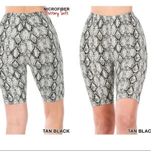 NEW Animal print biker shorts
